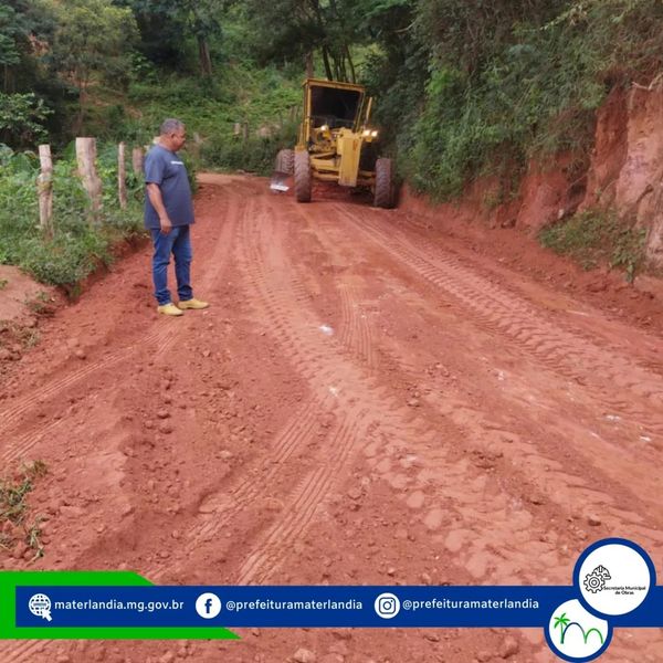 🛣️ Em Materlândia, estamos sempre atentos às nossas estradas rurais para garantir o acesso seguro e eficiente a todos os cantos do nosso município.